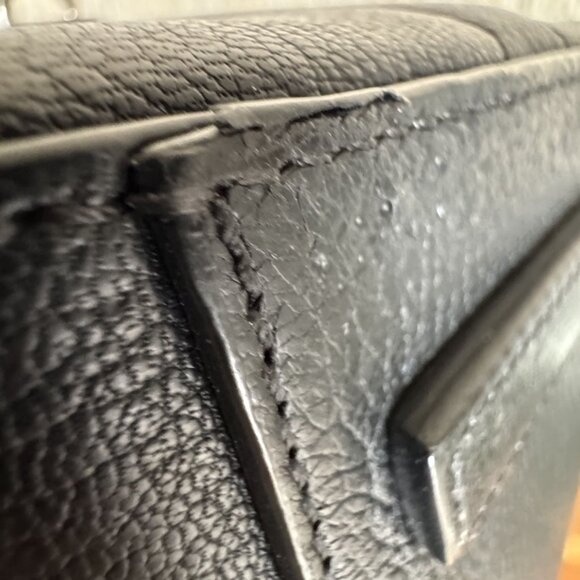 Givenchy Antigona Mini Top Handle Bag In Black Grained Leather Silver Hardware - Picture 9 of 17